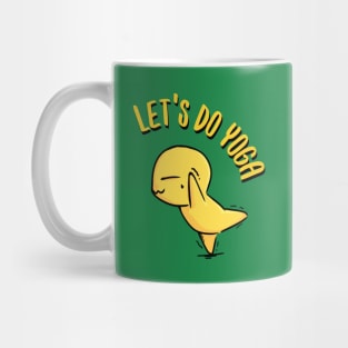 Let's do yoga | lifestyle | cute & funny character Mug